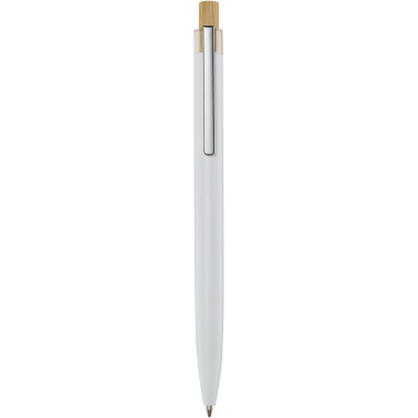 Logo trade business gift photo of: Nooshin recycled aluminium ballpoint pen (black ink)