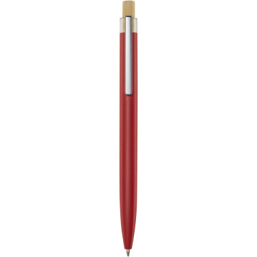 Logotrade corporate gift image of: Nooshin recycled aluminium ballpoint pen (black ink)