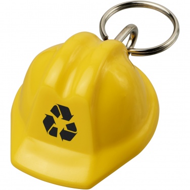 Logotrade corporate gifts photo of: Kolt hard hat-shaped recycled keychain