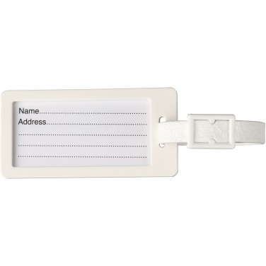 Logo trade promotional products picture of: River recycled window luggage tag