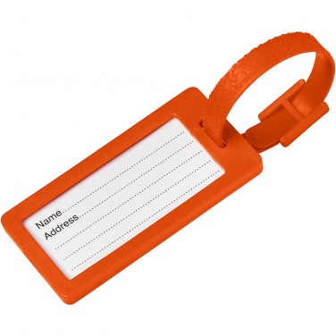 Logo trade promotional gift photo of: River recycled window luggage tag