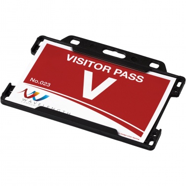 Logo trade promotional giveaways picture of: Vega recycled plastic card holder