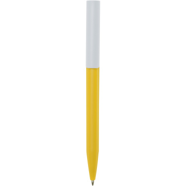 Logo trade advertising products image of: Unix recycled plastic ballpoint pen