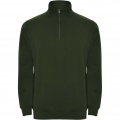 Aneto quarter zip sweater, Bottle green