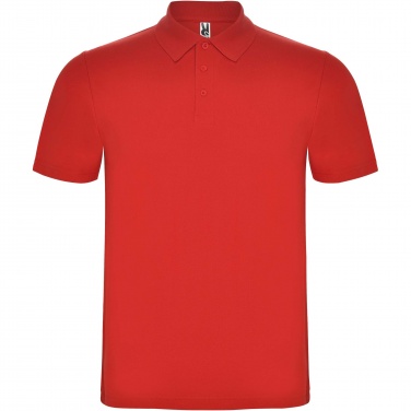 Logo trade promotional merchandise photo of: Austral short sleeve unisex polo