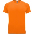 Bahrain short sleeve men's sports t-shirt, Fluor Orange