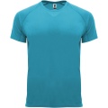 Bahrain short sleeve men's sports t-shirt, Turquois