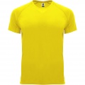 Bahrain short sleeve kids sports t-shirt, Yellow