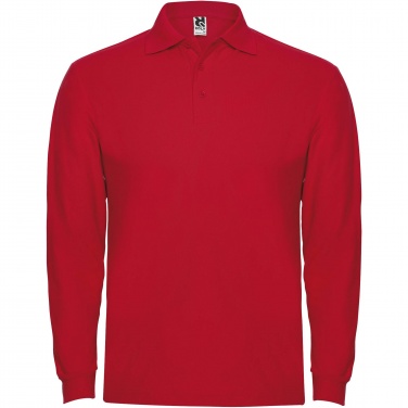 Logo trade corporate gift photo of: Estrella long sleeve men's polo