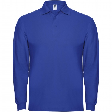 Logo trade promotional products image of: Estrella long sleeve men's polo