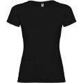 Jamaica short sleeve women's t-shirt, Solid black