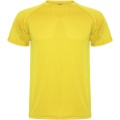 Montecarlo short sleeve kids sports t-shirt, Yellow