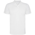 Monzha short sleeve kids sports polo, White