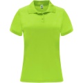 Monzha short sleeve women's sports polo, Lime