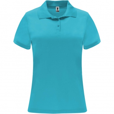 Logo trade promotional merchandise image of: Monzha short sleeve women's sports polo