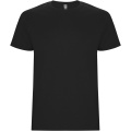 Stafford short sleeve men's t-shirt, Solid black