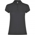 Star short sleeve women's polo, Dark Lead