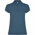 Star short sleeve women's polo, Storm blue