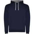 Urban men's hoodie, Navy Blue / Marl Grey