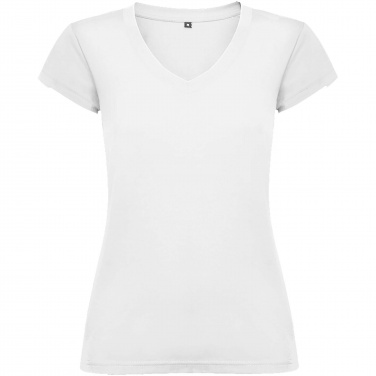 Logo trade advertising product photo of: Victoria short sleeve women's v-neck t-shirt