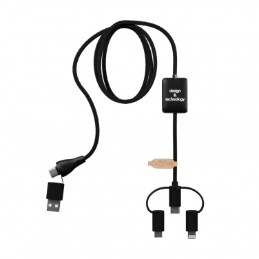 Logotrade promotional giveaway image of: SCX.design C48 CarPlay 5-in-1 charging cable 