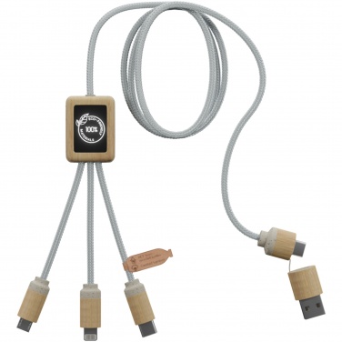 Logo trade promotional giveaways image of: SCX.design C49 5-in-1 charging cable