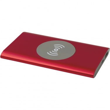 Logotrade advertising product image of: Juice 4000 mAh Type-C recycled aluminium wireless power bank 