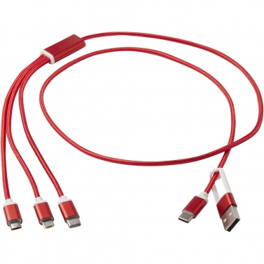 Logotrade business gift image of: Versatile 5-1 recycled aluminium charging cable