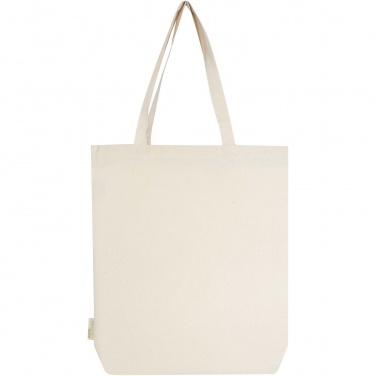 Logo trade corporate gift photo of: Orissa 180 g/m² organic wide bottom tote bag 11L