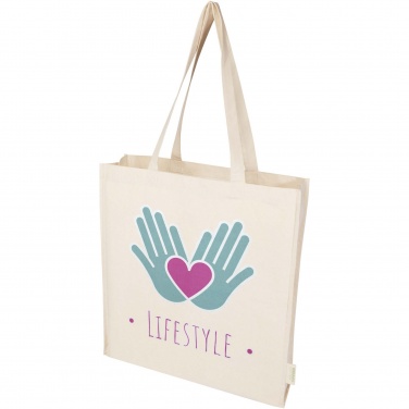 Logotrade promotional giveaways photo of: Orissa 180 g/m² organic full gusset tote bag 14L