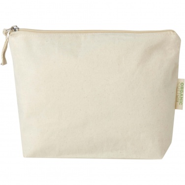 Logo trade promotional items image of: Orissa 180 g/m² organic toiletry bag 1L