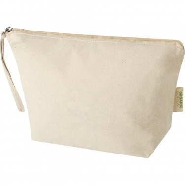 Logotrade promotional merchandise picture of: Orissa 180 g/m² organic large accessory pouch 3L