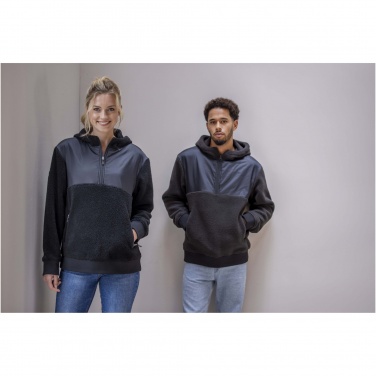 Logo trade advertising products picture of: Evans unisex recycled sherpa fleece