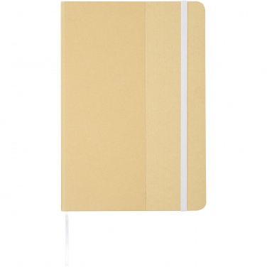 Logotrade promotional gift image of: Nelida A5 recycled cardboard hard cover notebook