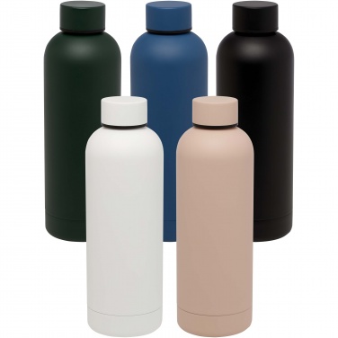 Logotrade promotional giveaway image of: Spring 500 ml RCS certified recycled stainless steel copper vacuum insulated bottle