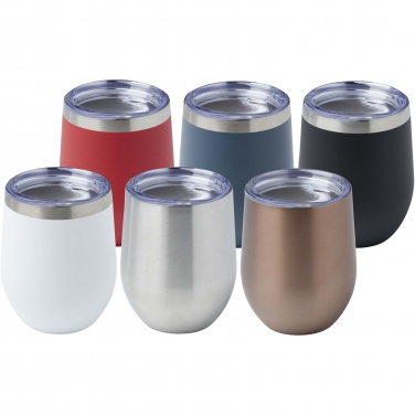 Logo trade business gifts image of: Corzo 350 ml RCS certified recycled stainless steel copper vacuum insulated cup