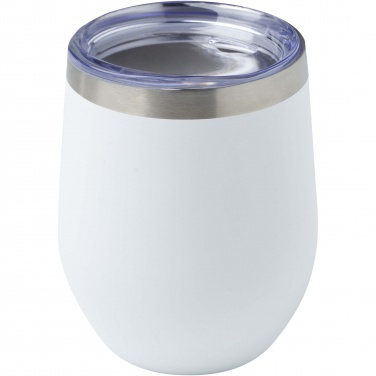 Logo trade promotional merchandise image of: Corzo 350 ml RCS certified recycled stainless steel copper vacuum insulated cup