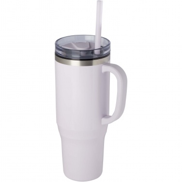 Logotrade business gift image of: Melbourne 1200 ml RCS certified insulated tumbler with straw