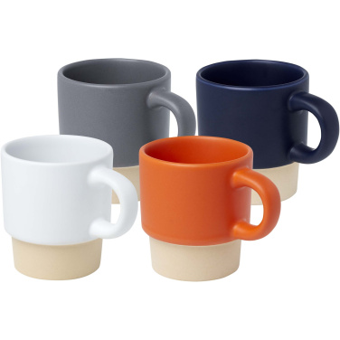 Logotrade promotional giveaway picture of: Olympia 130 ml stackable expresso cup with clay bottom