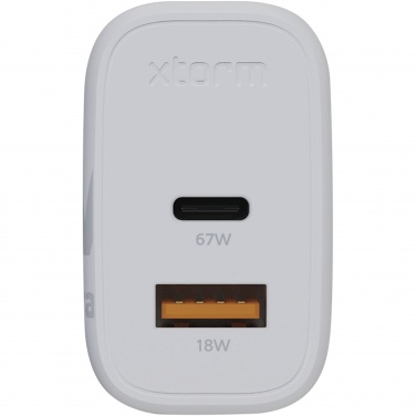 Logotrade promotional merchandise photo of: Xtorm XEC067 GaN² Ultra 67W wall charger