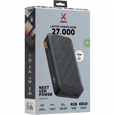 Logo trade promotional gift photo of: Xtorm FS5271 Fuel Series 27.000 mAh 67W power bank