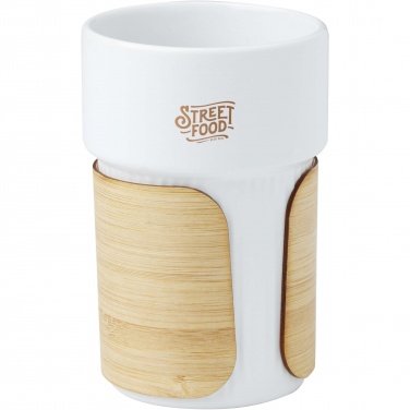 Logotrade promotional giveaways photo of: Fika 340 ml tumbler with bamboo sleeve