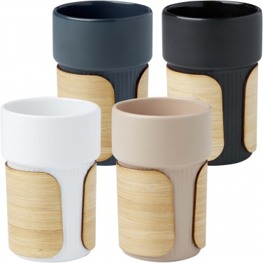 Logotrade promotional product image of: Tumbler Fika 340 ml with bamboo sleeve