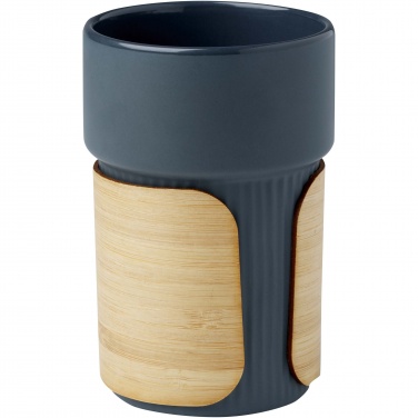 Logotrade promotional items photo of: Fika 340 ml tumbler with bamboo sleeve