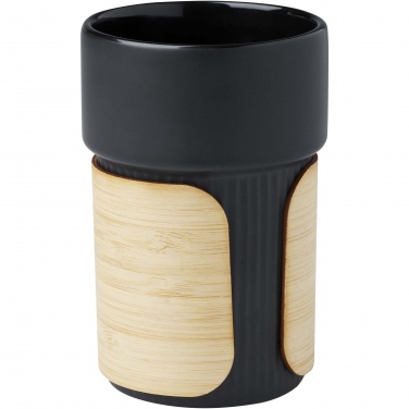 Logotrade corporate gift picture of: Fika 340 ml tumbler with bamboo sleeve