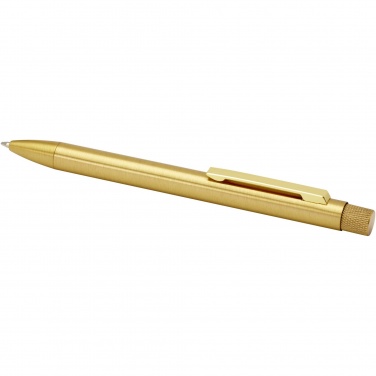 Logotrade promotional product picture of: Beatriz recycled brass ballpoint pen