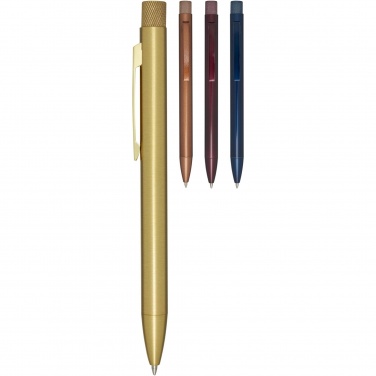 Logo trade advertising products picture of: Beatriz recycled brass ballpoint pen