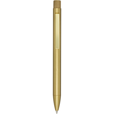 Logo trade promotional merchandise image of: Beatriz recycled brass ballpoint pen