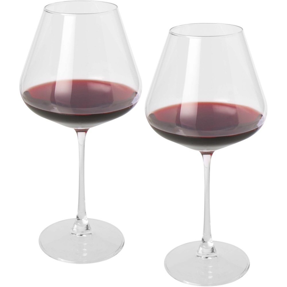 Logo trade advertising product photo of: Rosso 2-piece wine glass set 