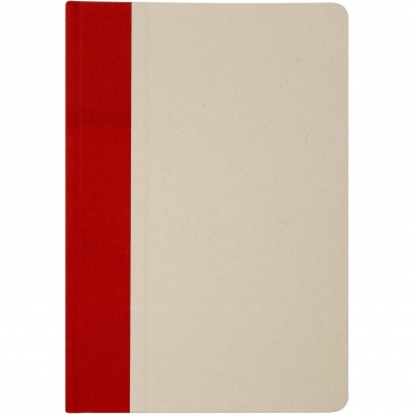 Logo trade corporate gifts image of: Liliana A5 sugar cane plastic hard cover notebook